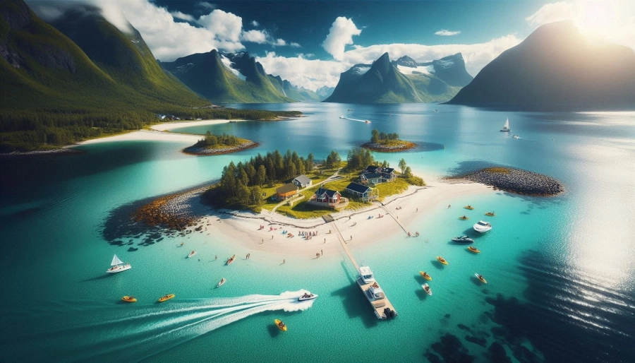 Norwegian Fjords Beach Holiday with Water Sports