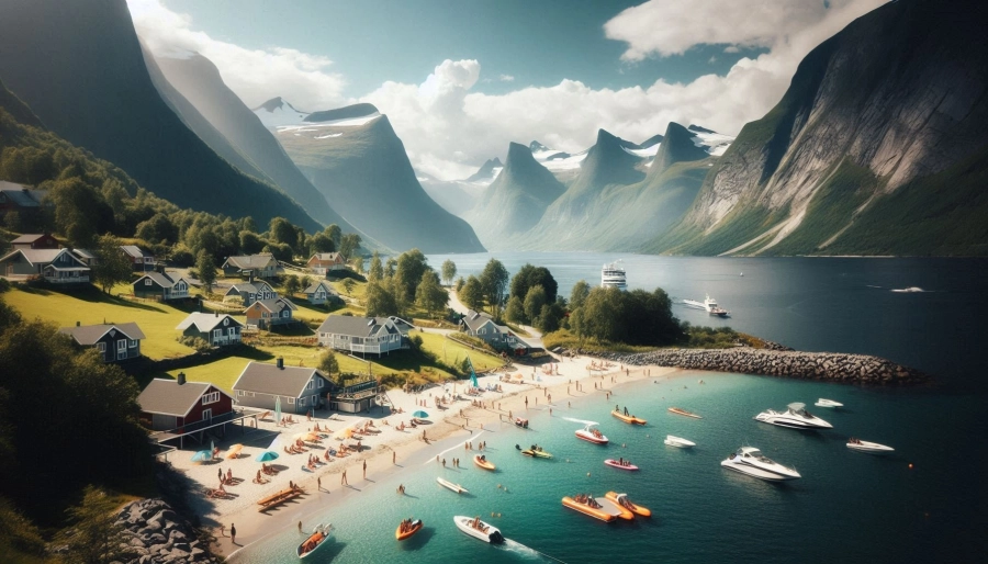 Norwegian Fjords Beach Holiday with Water Sports