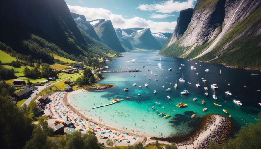 Norwegian Fjords Beach Holiday with Water Sports