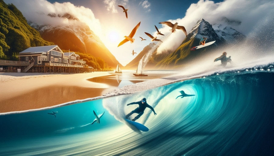 New Zealand Beach Holiday with Winter Sports Adventure