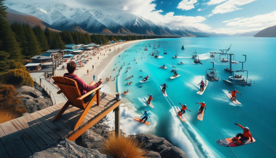 New Zealand Beach Holiday with Winter Sports Adventure